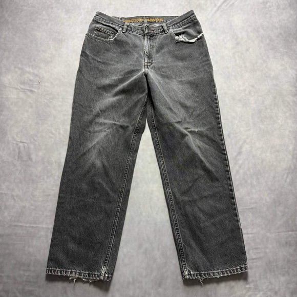 Denver Hayes Other - Denver Hayes Mens 34x30 Faded Black Distressed Straight Leg Denim Jeans